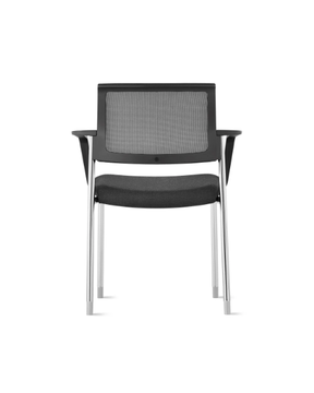 VERUS - Fabric chair with armrests with integrated cushion by Herman Miller - view 3